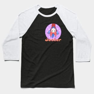 Cute jester with text Baseball T-Shirt